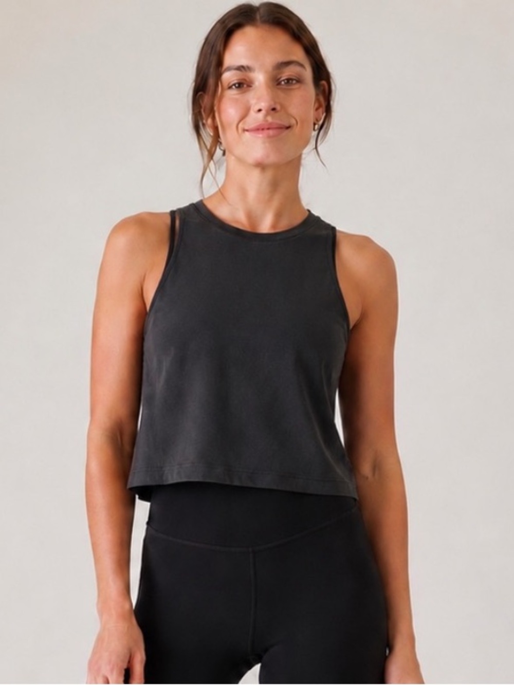 Athleta Black Muscle Tank in Size XSmall